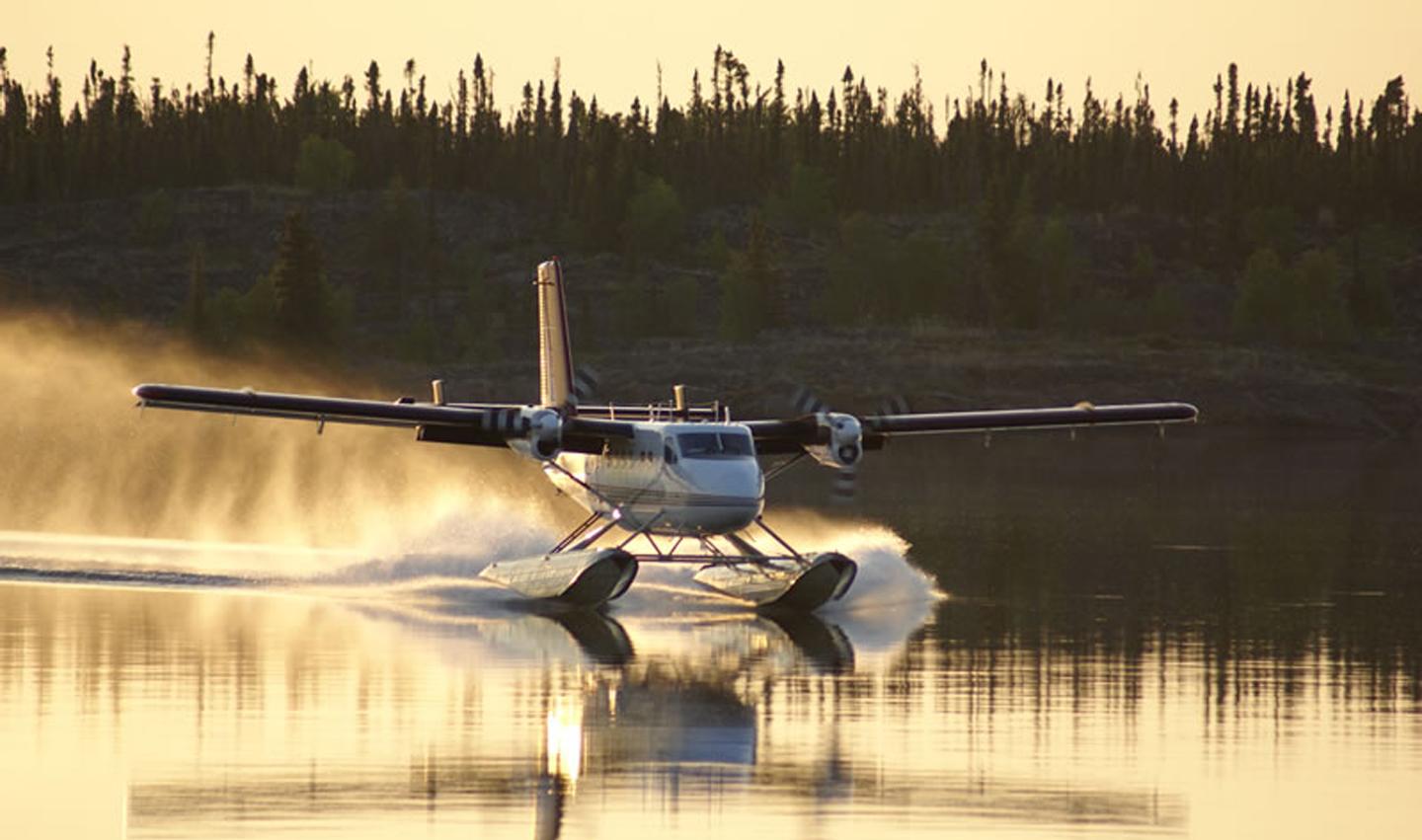 Floatplane into the north arm