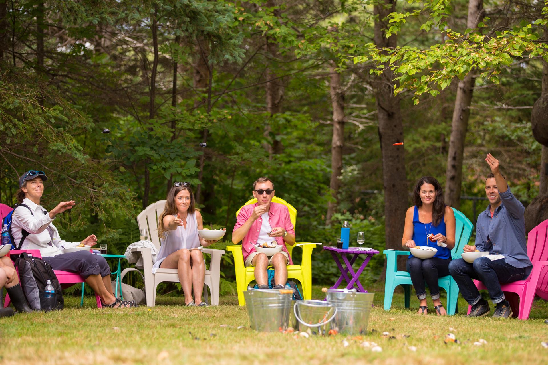 Seafood shore-boil of freshly foraged ingredients paired perfectly with Nova Scotia wine and craft beer