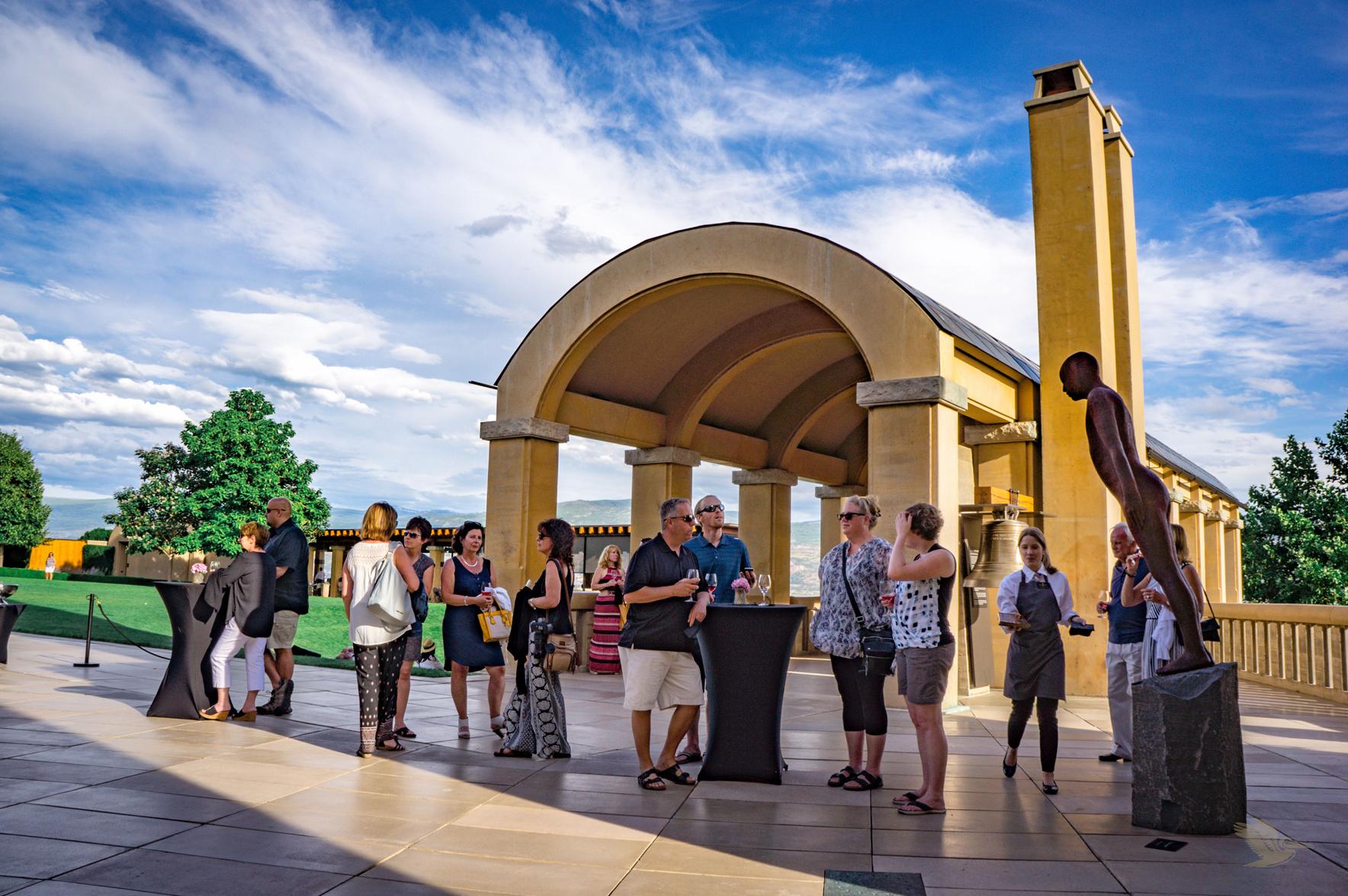 Escorted estate tour, introduces guests to the history of winemaking in the Okanagan and plenty of photo ops