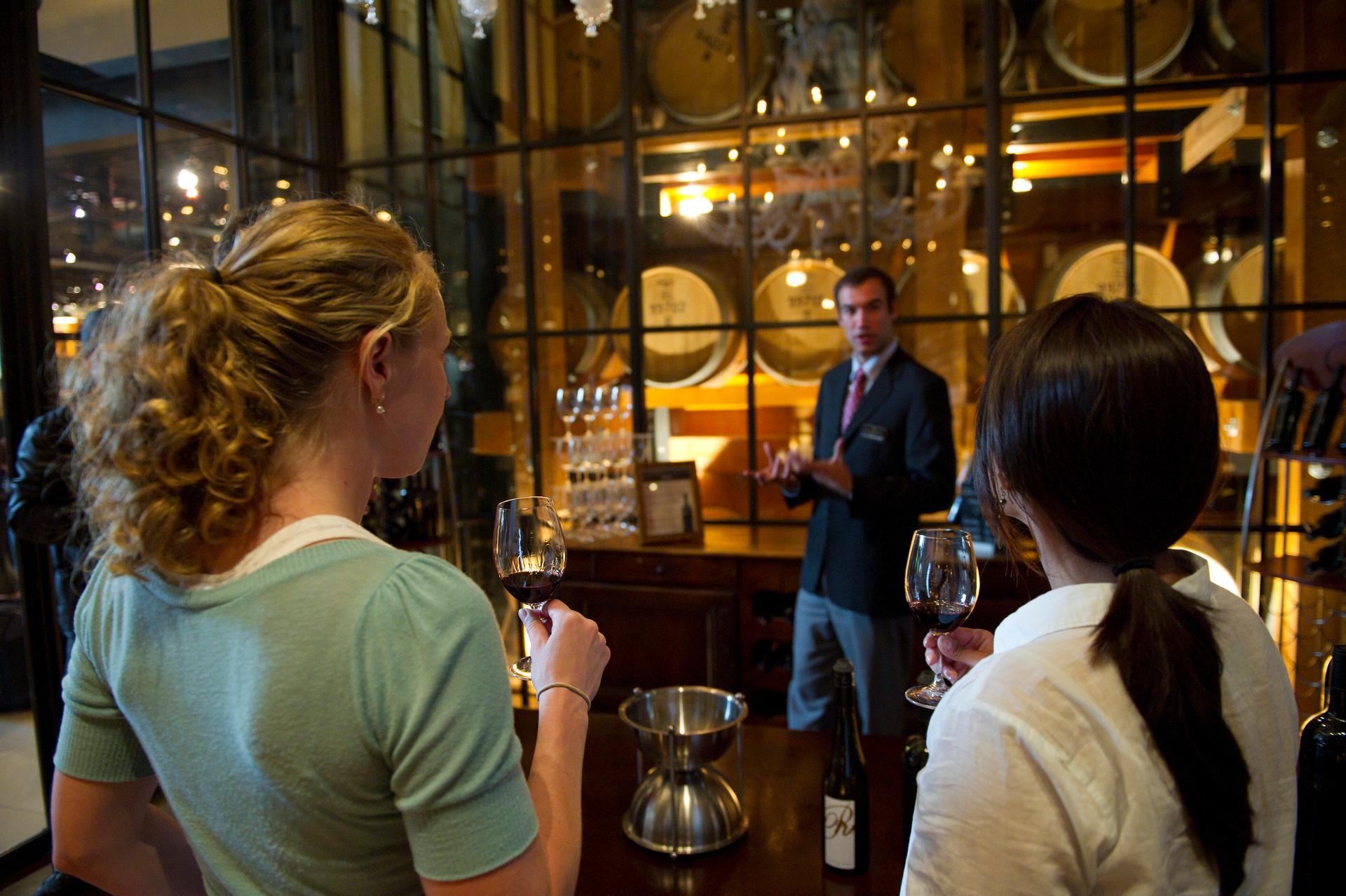 Sip award-winning wines in the subterranean barrel cellar followed by sommelier-guided, gourmet dinner