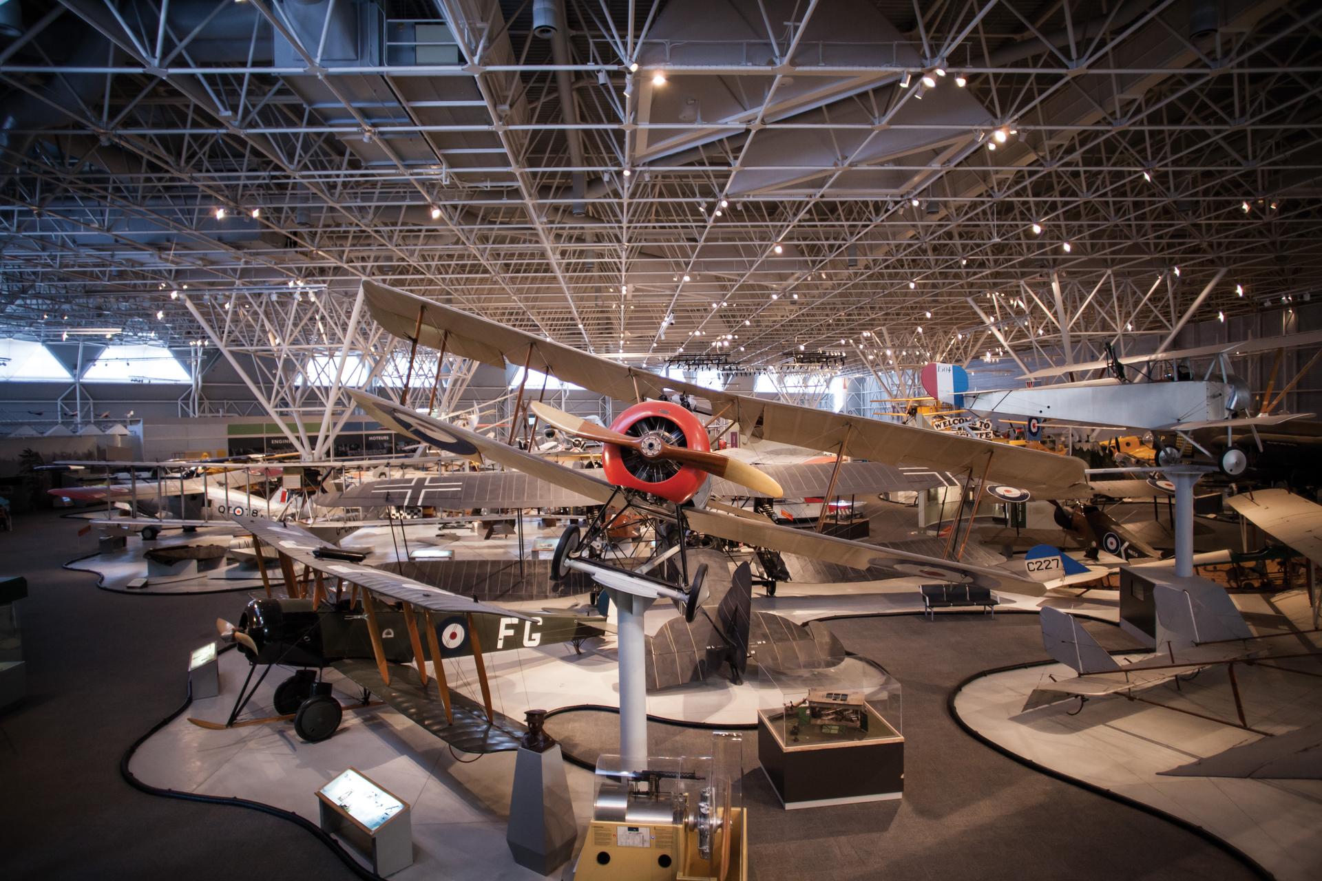 Stand-up reception or gala banquet in the Walkway of Time exhibit