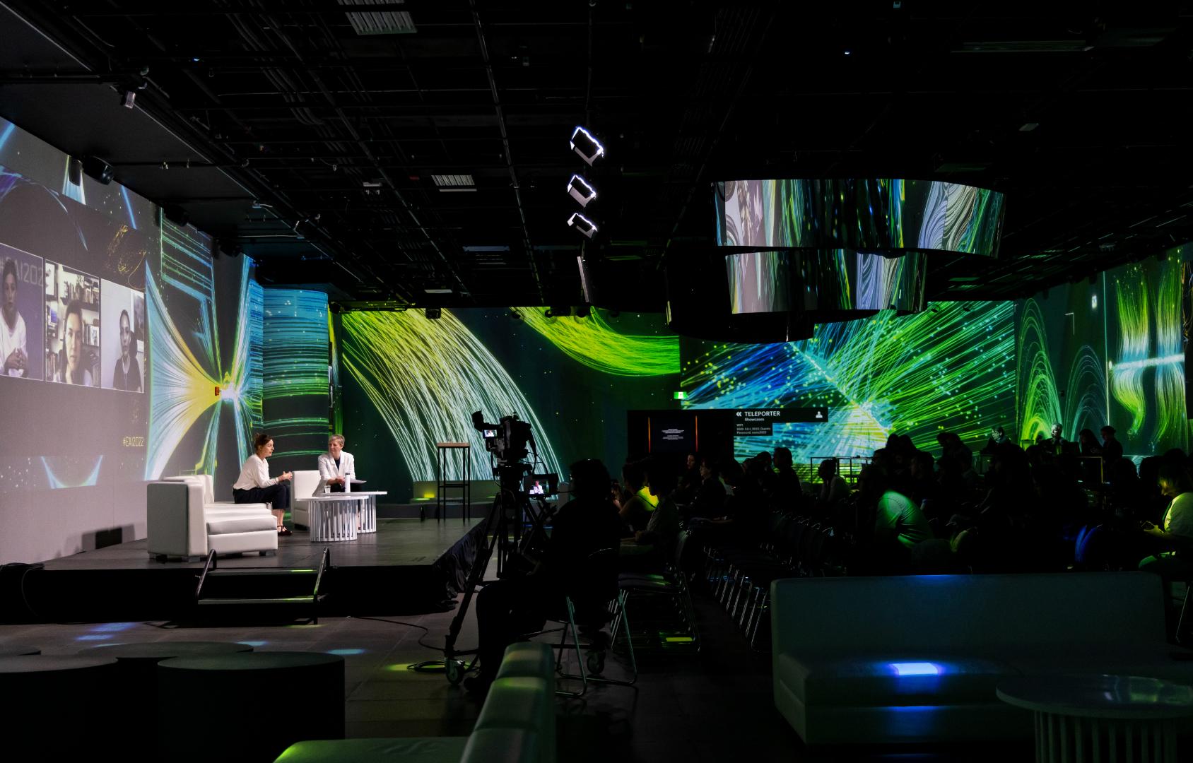 Panel discussion at an AI conference in Montreal