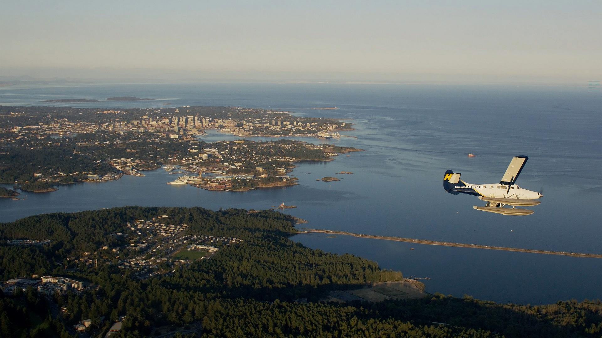 Floatplane over Vancouver
