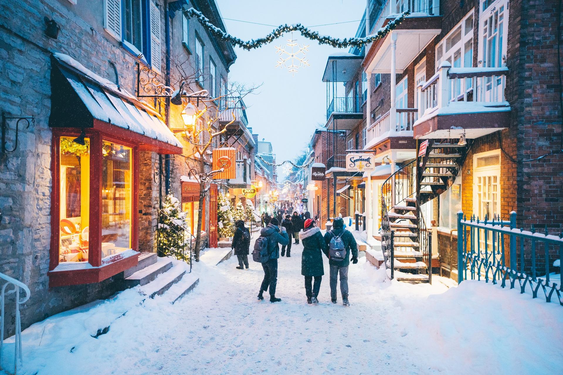 Québec City in winter