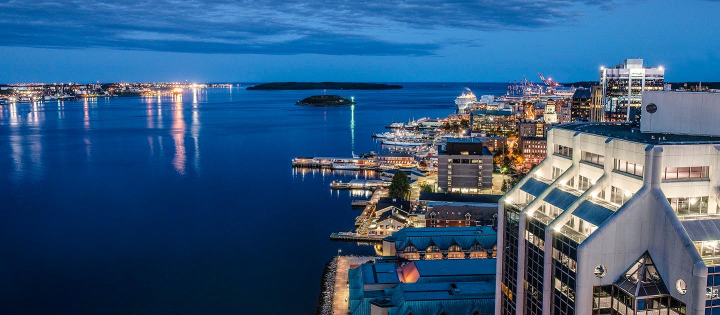 Halifax at night