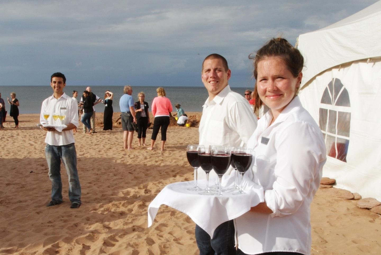 White-glove service by the shore